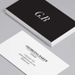 Wholesale Economy Uncoated 350gsm Loyalty Business Cards