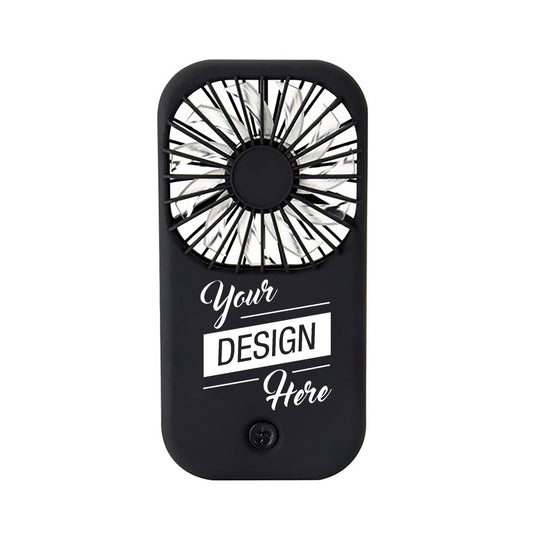 Custom Logo Rechargeable Mini Portable Fan Square