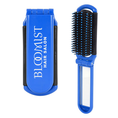 Custom Logo Kwik-Fix Folding Brush With Mirror