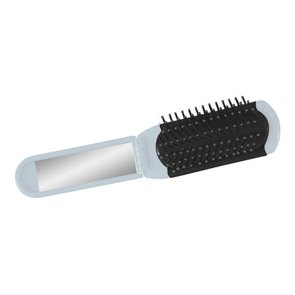 Custom Logo Kwik-Fix Folding Brush With Mirror