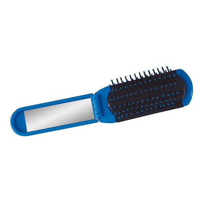 Custom Logo Kwik-Fix Folding Brush With Mirror