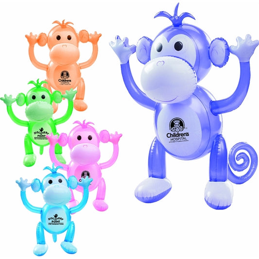 Go Bananas with Customizable 24" Inflatable Monkeys Promotional Inflatable Monkeys