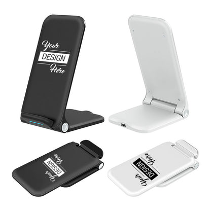 Custom Logo Foldable Wireless Charger Stand Promotional Wireless Charger Phone Holder - HOT!