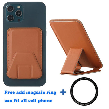 Custom Logo Magnet Leather Phone Wallet With Stand - HOT!