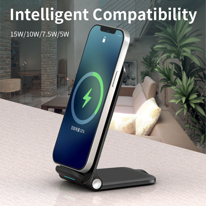 Custom Logo Foldable Wireless Charger Stand Promotional Wireless Charger Phone Holder - HOT!