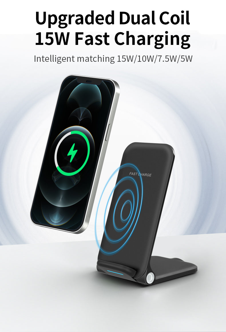 Wholesale Foldable Wireless Charger Stand Phone Holder - HOT!