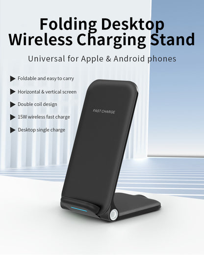 Wholesale Foldable Wireless Charger Stand Phone Holder - HOT!