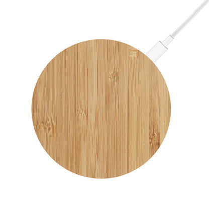 Wholesale 15W Wood Wireless Charger for iPhones Fast Charging Bamboo Pad