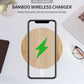 Wholesale 15W Wood Wireless Charger for iPhones Fast Charging Bamboo Pad