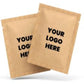 Custom Logo Kraft Wet Wipes, Promotional Kraft Wipes, Printed Freshener Towels For Restaurants, Cafes, Travel etc.