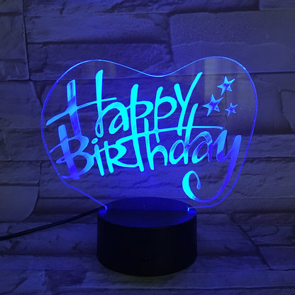 Custom Logo Promotional Illusion Lamp, 3D Light Up Led Lamp