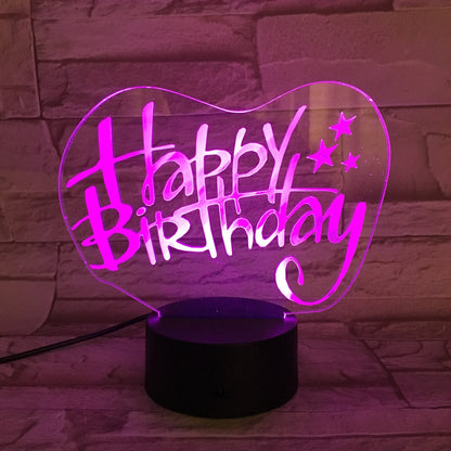 Custom Logo Promotional Illusion Lamp, 3D Light Up Led Lamp