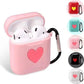 Wholesale Airpod Heart Printed Silicone Case