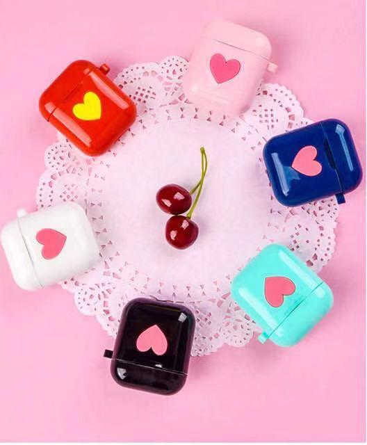 Wholesale Airpod Heart Printed Silicone Case