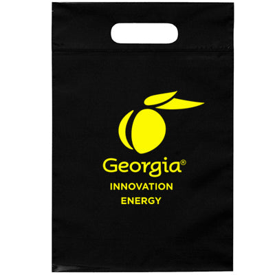 Custom Shopping Bags Logo Plastic Die Cut Handle Bags in All Colors