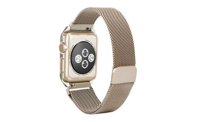 Bulk Apple Watch Premium Stainless Steel Magnetic Watchband With Watch Cover Case