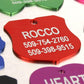 Custom Logo Engraving Pet ID Tags, All Shapes & Colors to Choose From