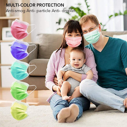 Wholesale Disposable Masks 3 Layers, Bulk Disposable Masks - All Colors