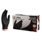 Bulk Black Disposable Nitrile Gloves, Powder Free, Textured Disposable 1000 Gloves Case