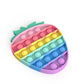 Wholesale Rainbow Strawberry Fidget Toys Pop It Bubble For Kids Adults