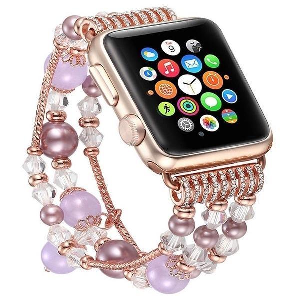 Wholesale Agate Beads Strap Bracelet Apple Watch 1, 2, 3, 4, 5 & Sport
