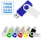 Custom Logo Flash USB Drives Quality High Storage Bestselling Swivel USB Drives