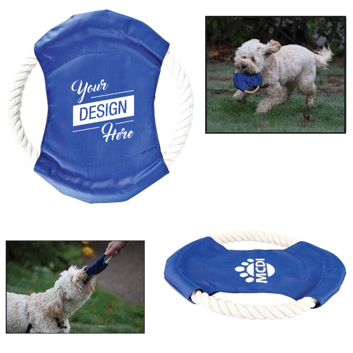 Custom Logo Dog Rope Toys Promotional Puppy Chew Dog Rope