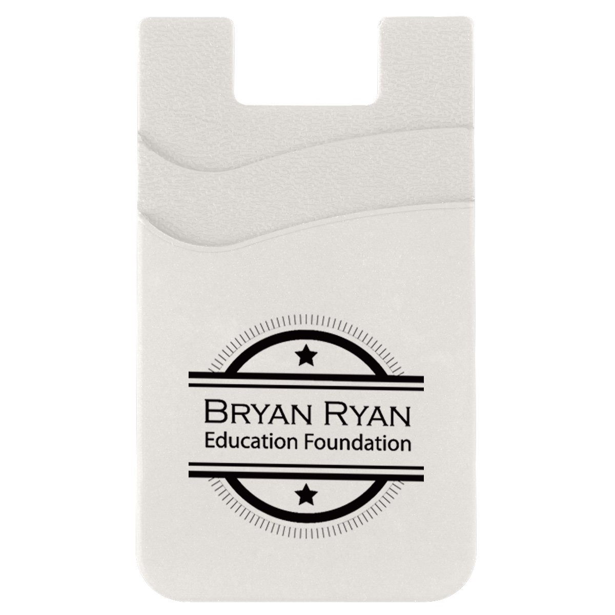 Promotional Custom Logo Dual Pocket Silicone Phone Wallet