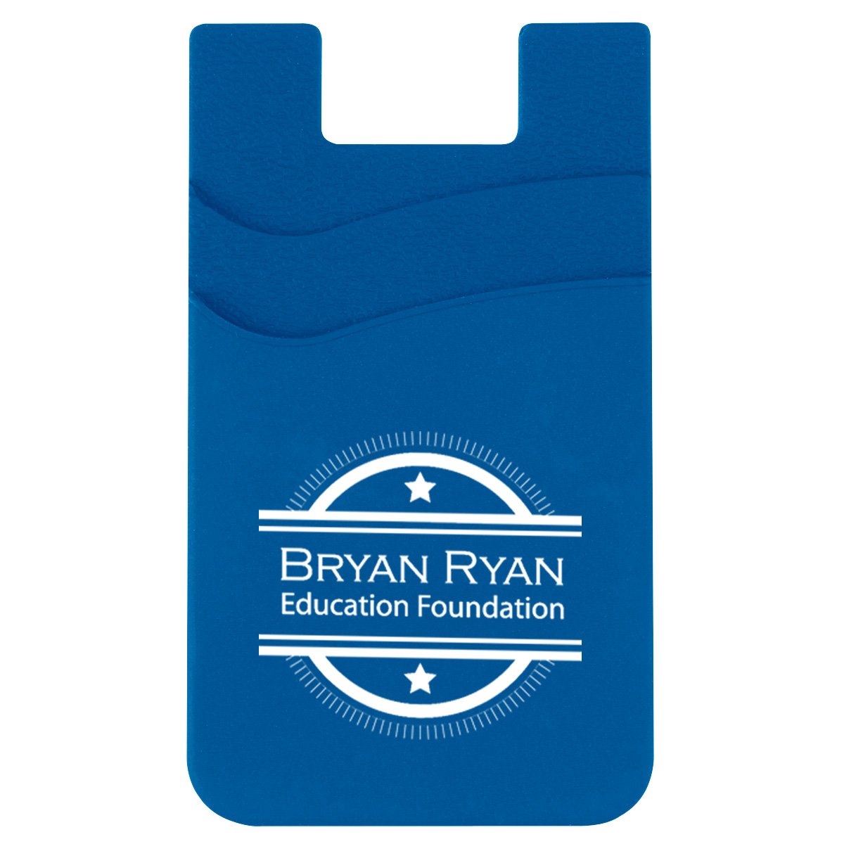 Promotional Custom Logo Dual Pocket Silicone Phone Wallet