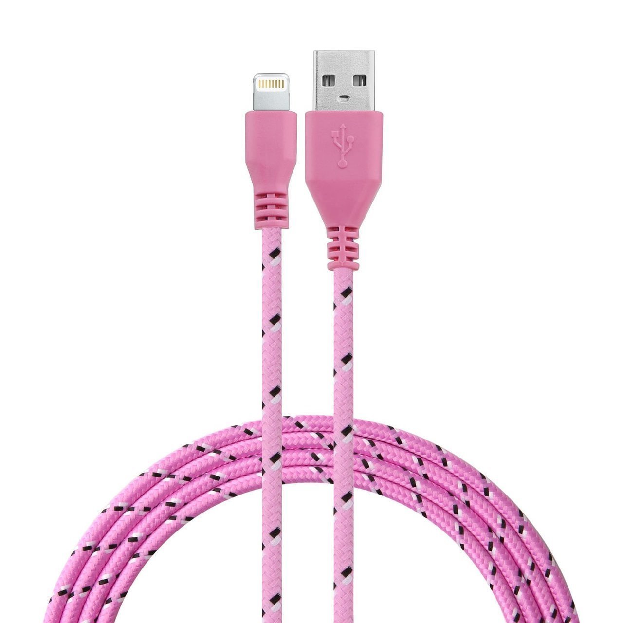 Bulk 10 Feet Eco Friendly Braided Nylon Fiber USB Charge and Sync Cables