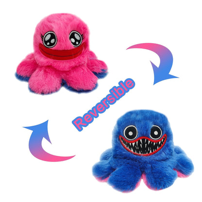 Wholesale Reversible Huggy Wuggy Plushie Toys, Flip Mood Toy Huggy Wuggy