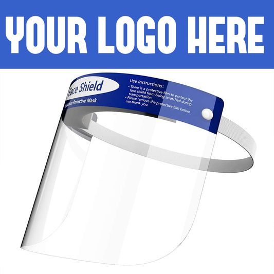 Custom Logo Face Shields Full Protection Reusable Face Cover With Your Logo