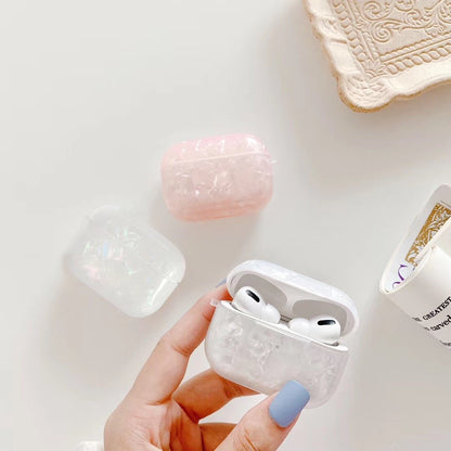 Bulk Airpod Pro & Airpod 1/2 Crystal Case Cover White And Pink Crystal