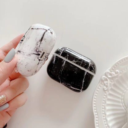 Bulk Airpod Pro & Airpod 1/2 Marble Case Cover White And Black Marble