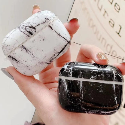 Bulk Airpod Pro & Airpod 1/2 Marble Case Cover White And Black Marble