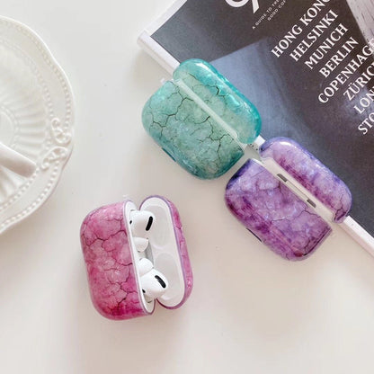 Bulk Airpod Pro & Airpod 1/2 Marble Case Cover Purple, Green, Pink Marble