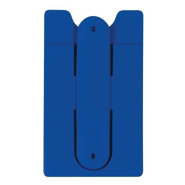 Custom Logo Silicone Phone Wallet With Stand