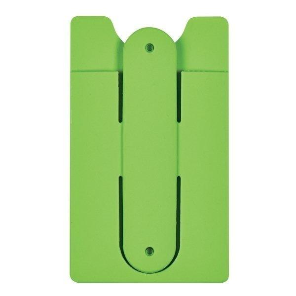 Custom Logo Silicone Phone Wallet With Stand