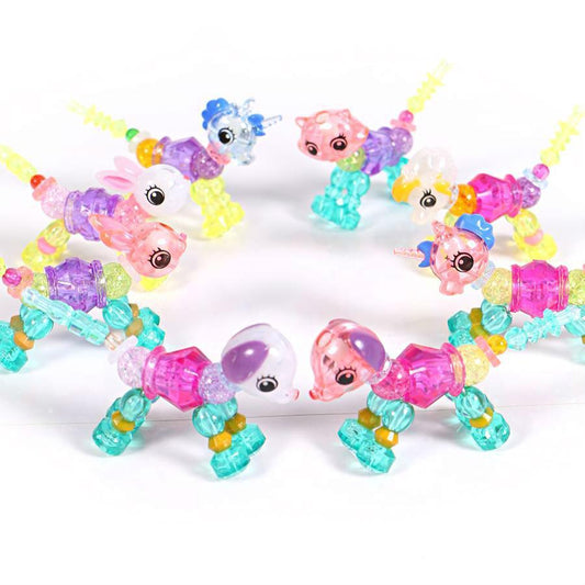 Bulk Twisty Petz Bracelet for Kids Magical Bracelet Beads - Mix