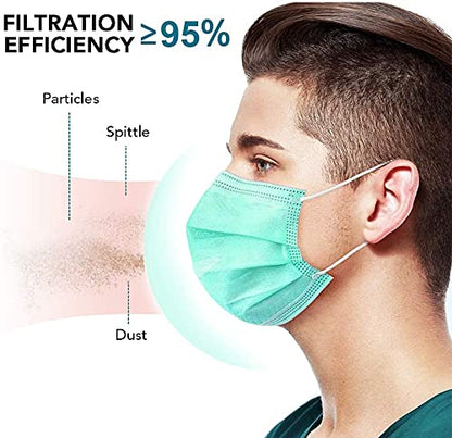 Wholesale Disposable Masks 3 Layers, Bulk Disposable Masks - All Colors