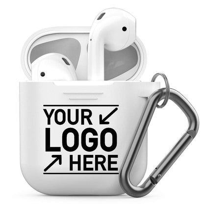 Promotional Custom Logo Airpod Covers With Keychain