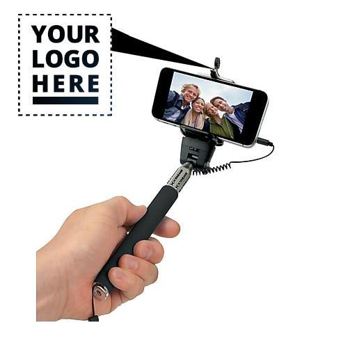 Custom Logo Selfie Sticks With Cable