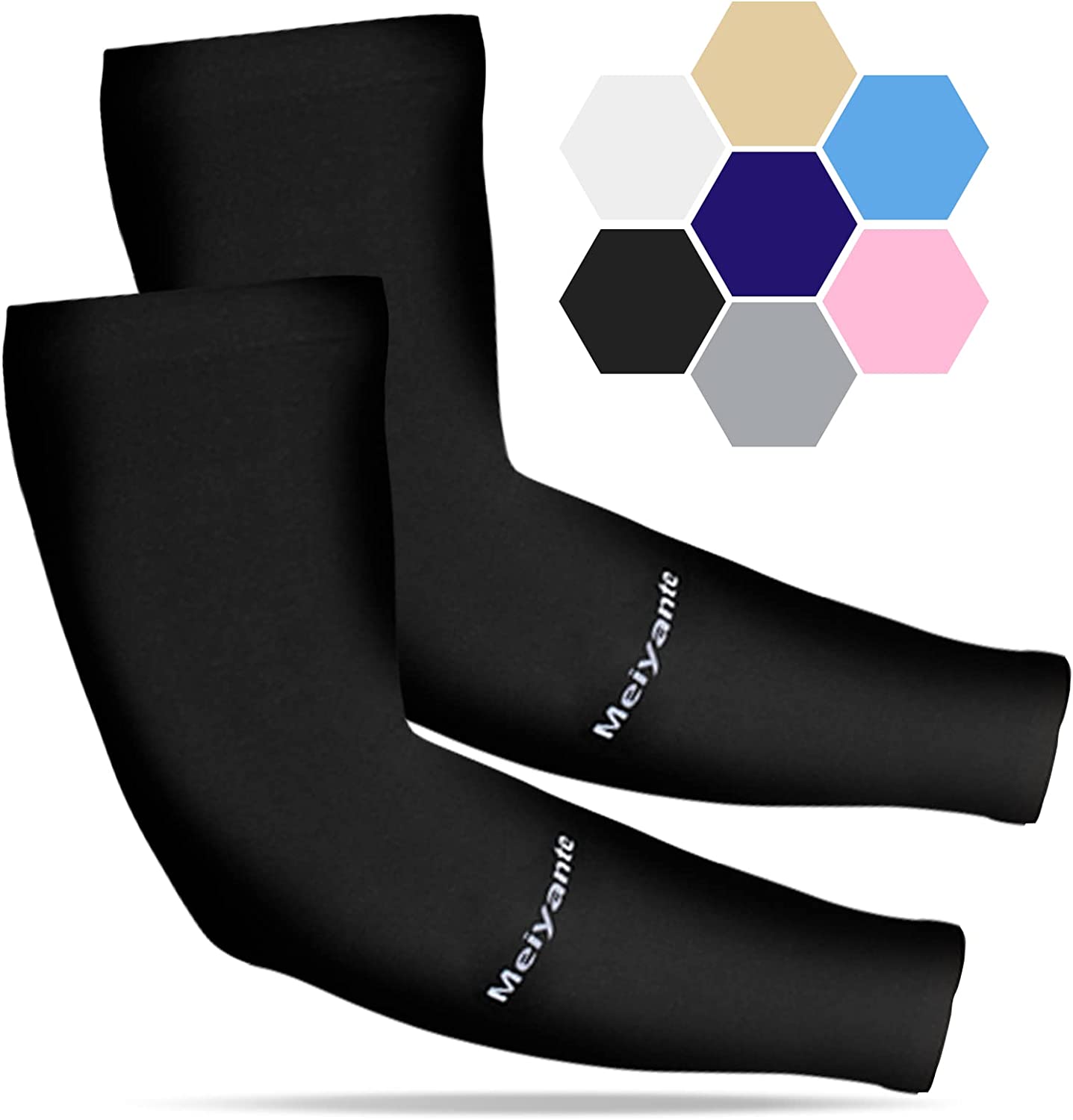 Custom Sun Sleeves Logo Printed Arm Guards Promotional Protective Arm Sleeves One Size Fits All