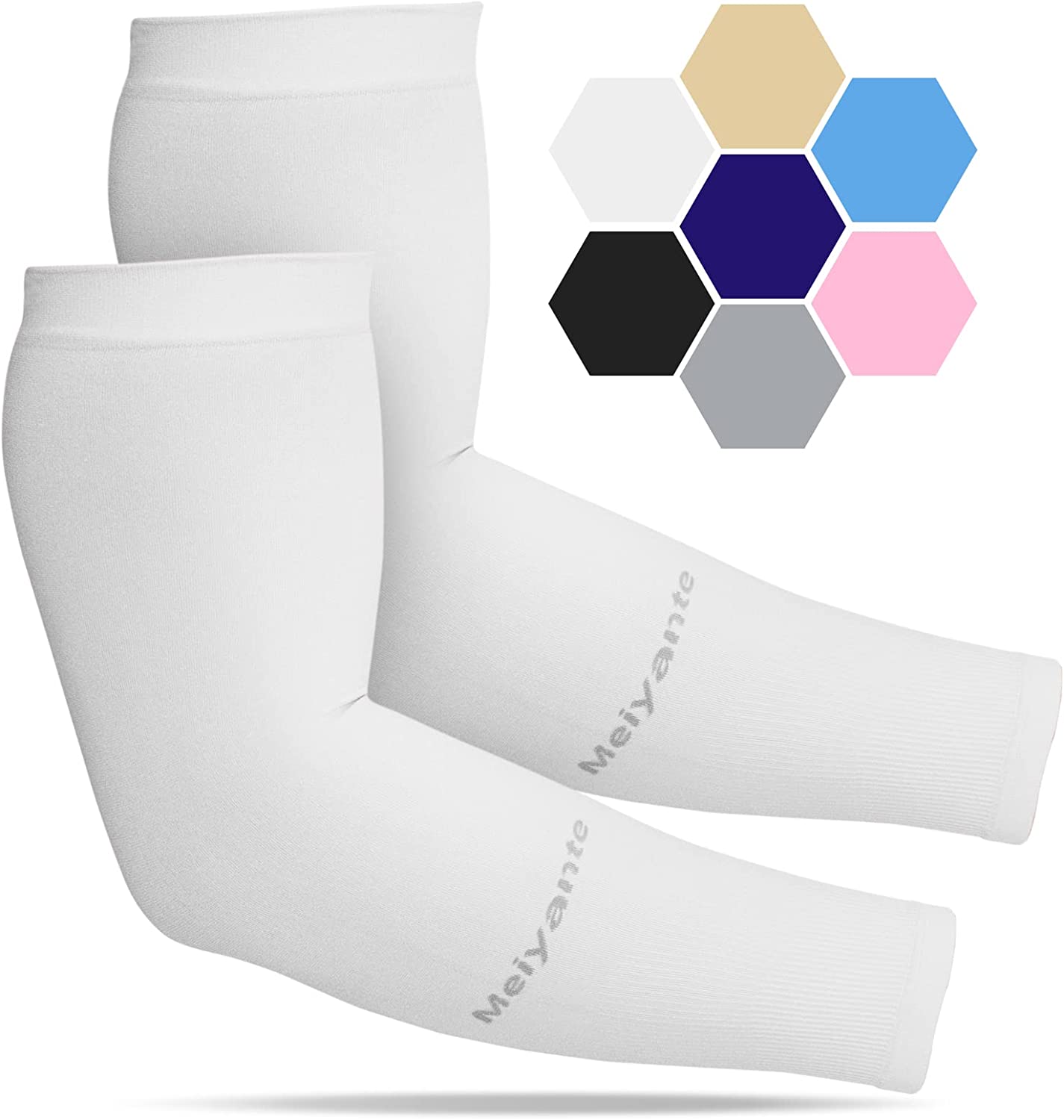 Custom Sun Sleeves Logo Printed Arm Guards Promotional Protective Arm Sleeves One Size Fits All