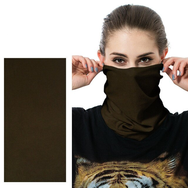 Custom Logo Multi Purpose Bandana Protects From Dust, Pollution And Cold - One Size Fits All