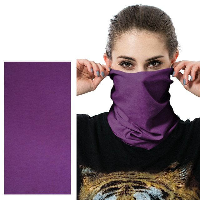 Custom Logo Multi Purpose Bandana Protects From Dust, Pollution And Cold - One Size Fits All