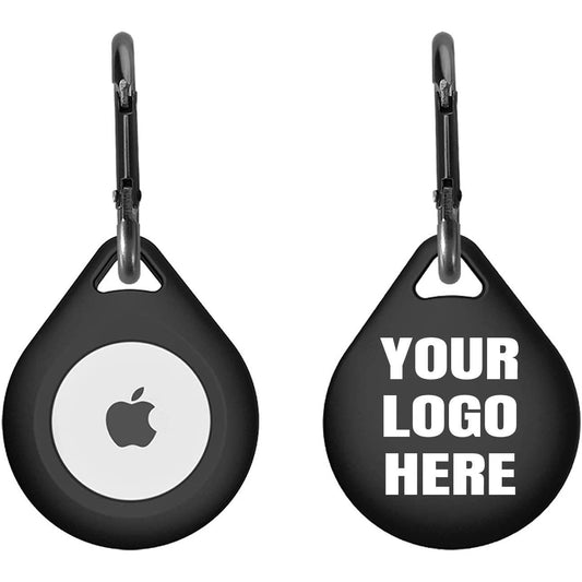 Custom Logo Apple AirTag Case With Carabiner, Promotional AirTag Key Finder Covers