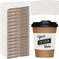 Custom Coffee Sleeves, Logo Design Printed Food Grade Corrugated Paper Recyclable