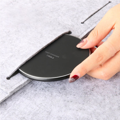 Custom Wireless Charger Logo Printed Promotional Wireless QI Charging Pad - 10W