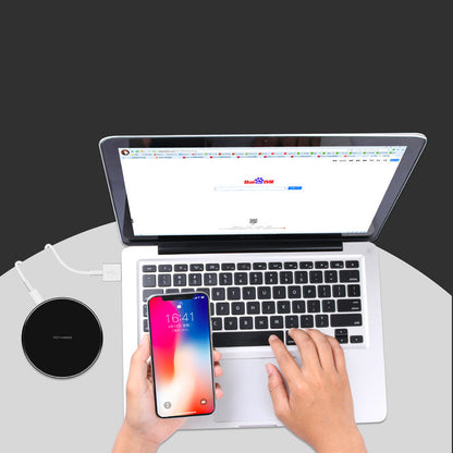 Custom Wireless Charger Logo Printed Promotional Wireless QI Charging Pad - 10W